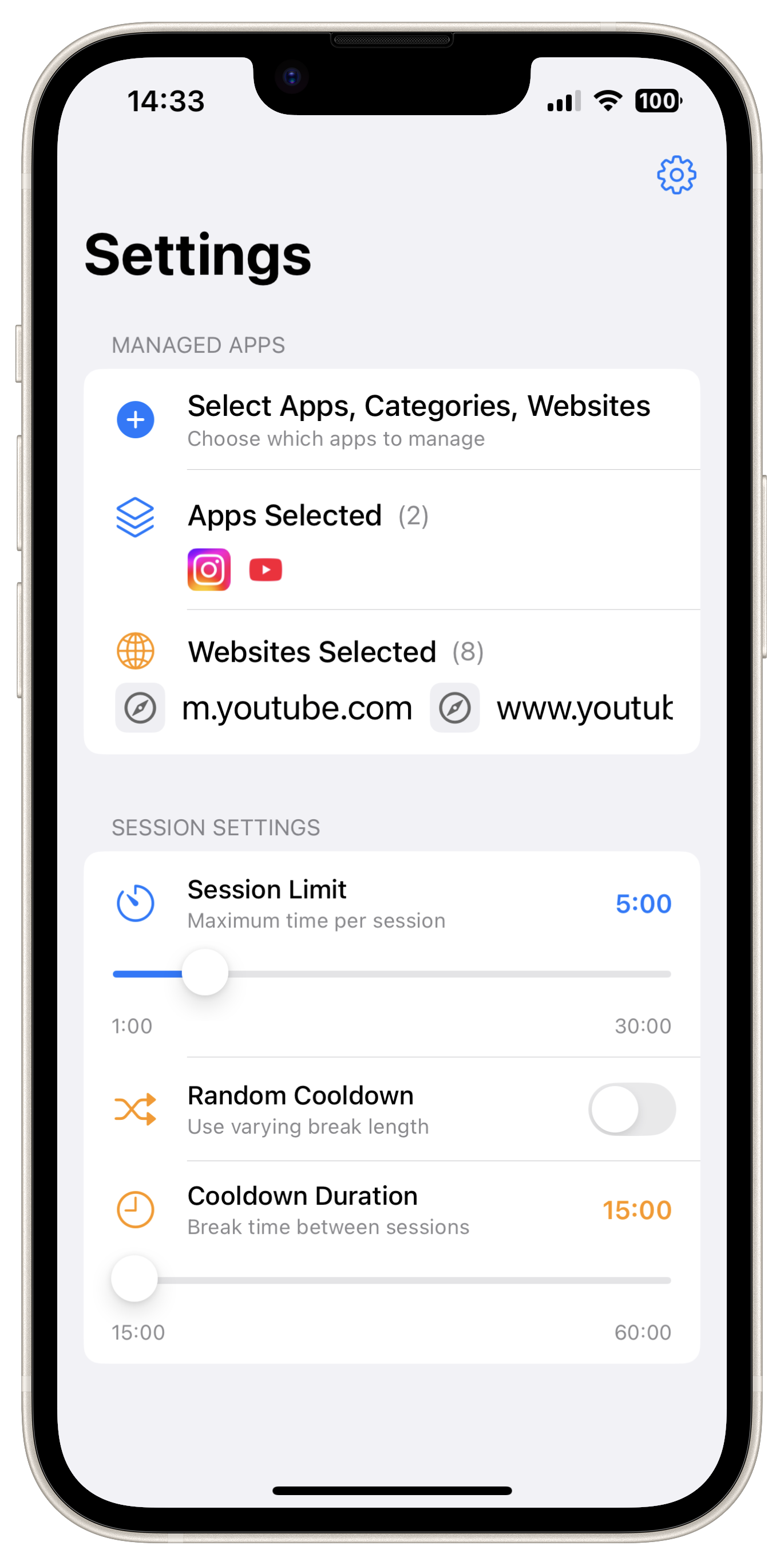 höruf app screenshot